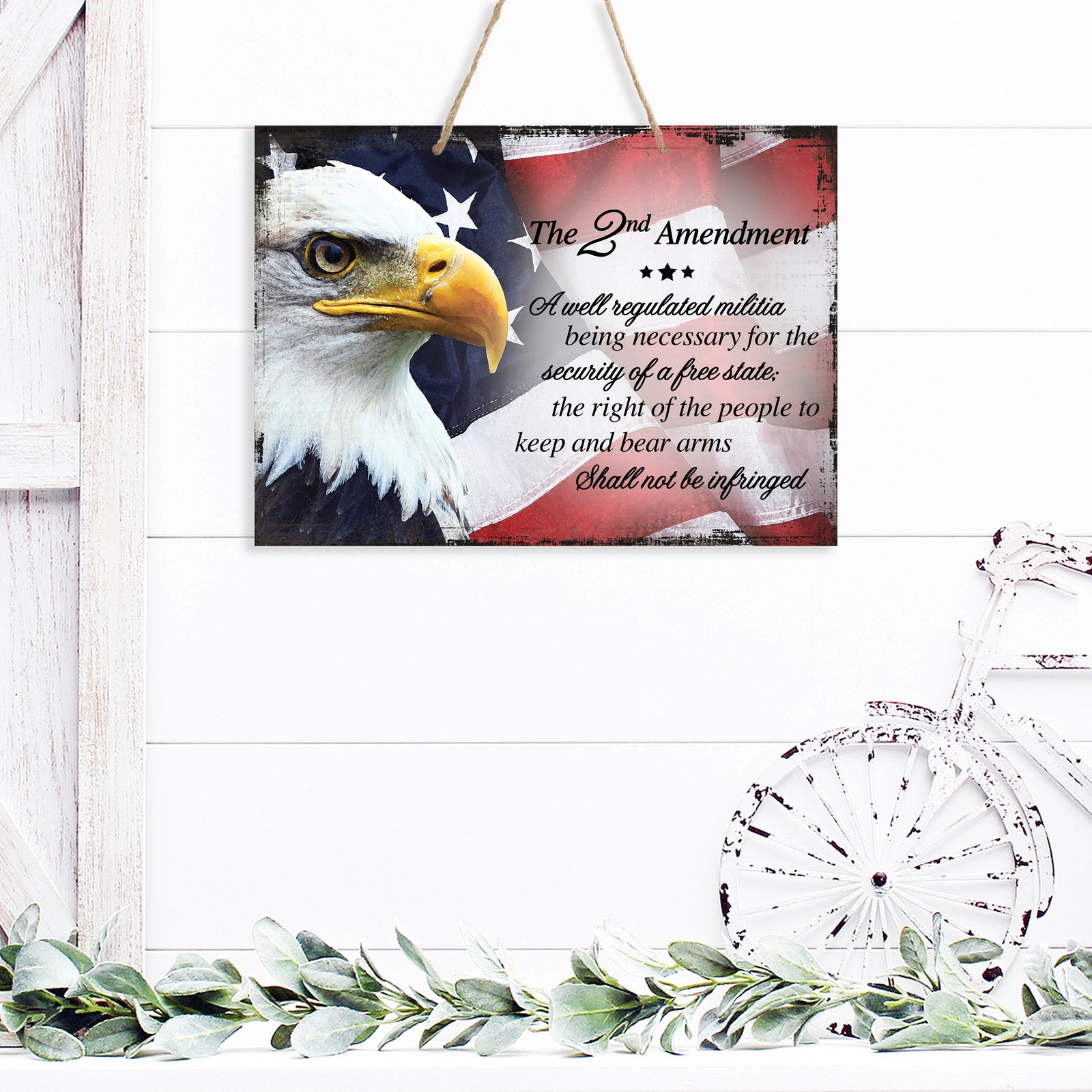 USA Bullet Flag Canvas Wall Art Print, USA Flag, Military, Veterans, 2nd orders Amendment, Right To Keep And Bear Arms