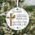 Wooden Baptism Hanging Ornament Gift For Godson