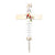 Personalized Garden Stake Cross Cemetery Decoration LED Light Cardinal Memorial Remembrance