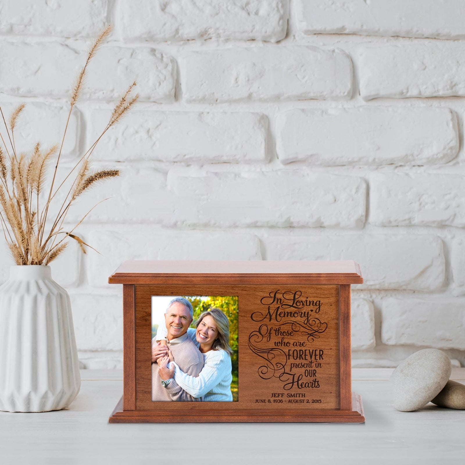 Picture Urn | Ashes Keepsake | Loss Of Father | Urns For Human Ashes | Sorry For Your Loss | Sympathy Gift | Unique Urn | In Loving on sale Memory