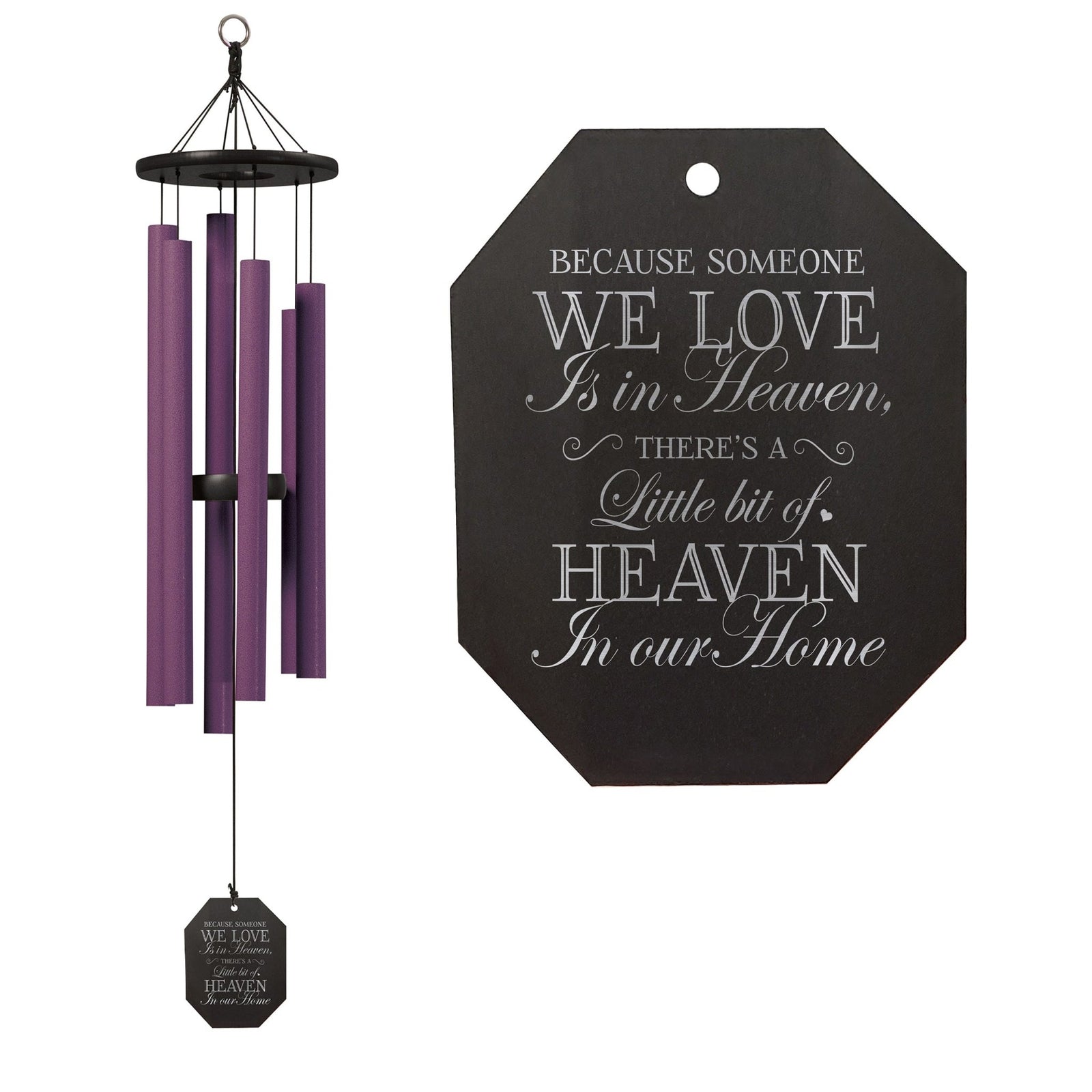 Memorial Sympathy Wind Chimes| Bleeding Heart 41" | Family Home Decor - LifeSong Milestones