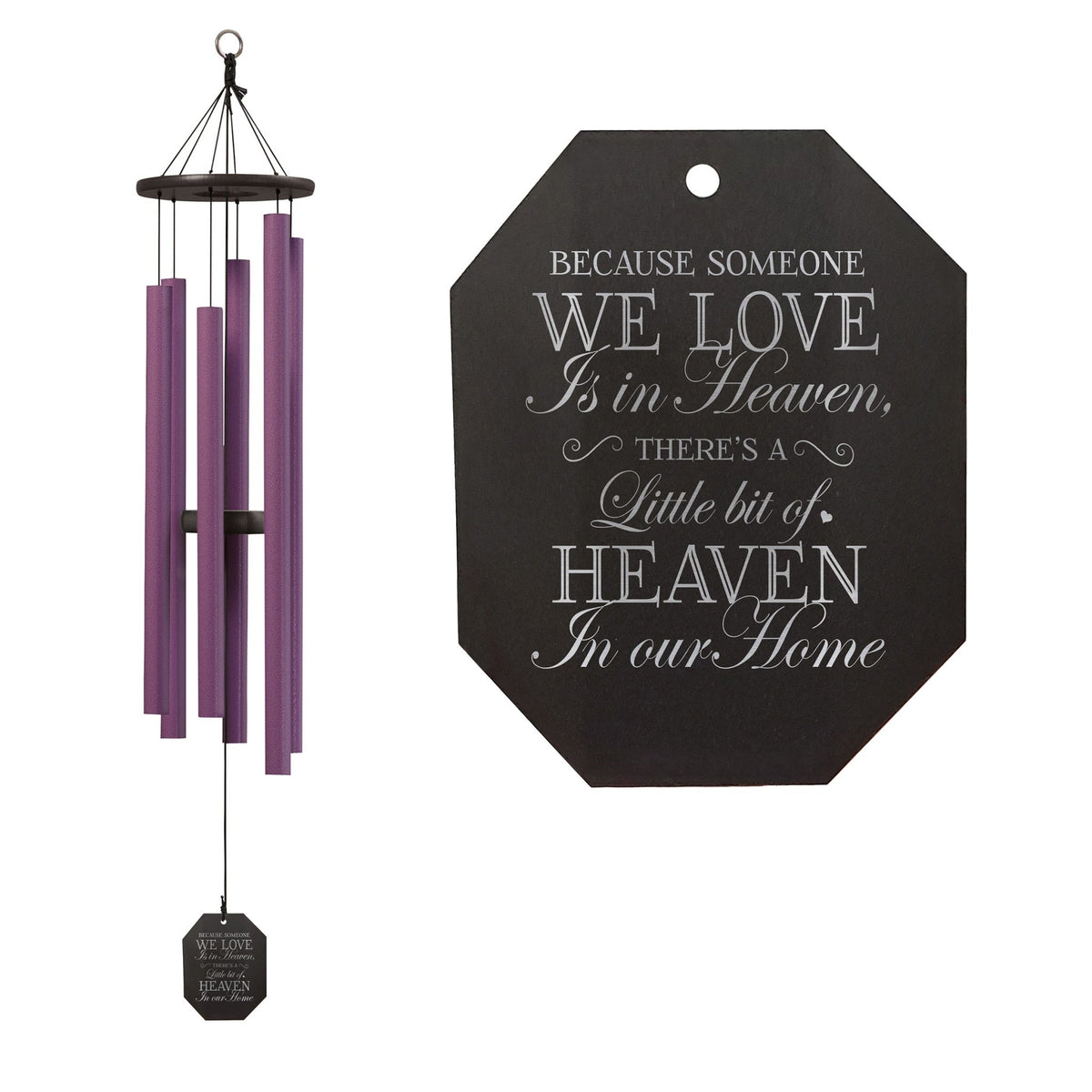 Memorial Sympathy Wind Chimes| Canterburry Bells 49&quot; | Family Home Decor - LifeSong Milestones
