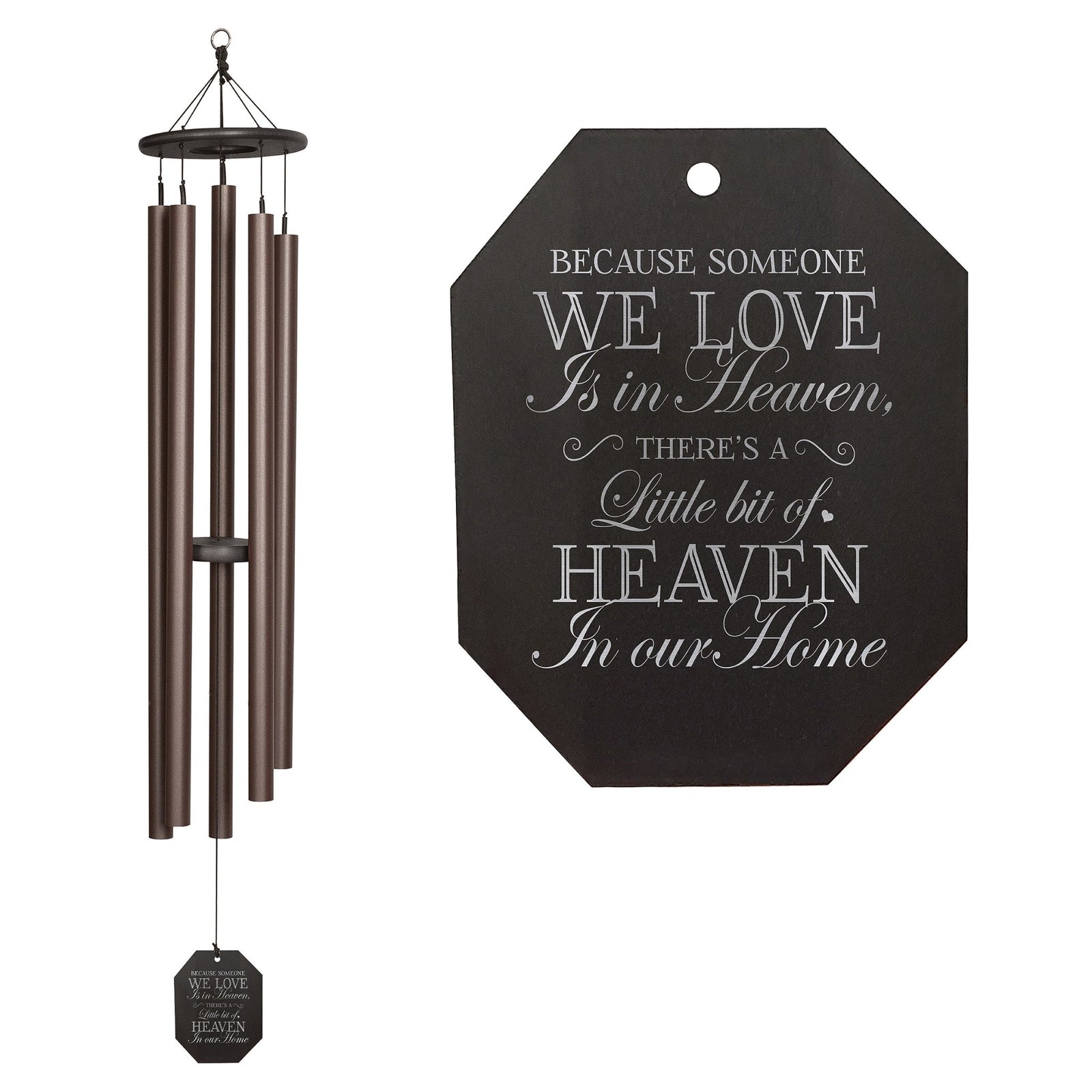 Memorial Sympathy Wind Chimes| Court Haus 62" | Family Home Decor - LifeSong Milestones