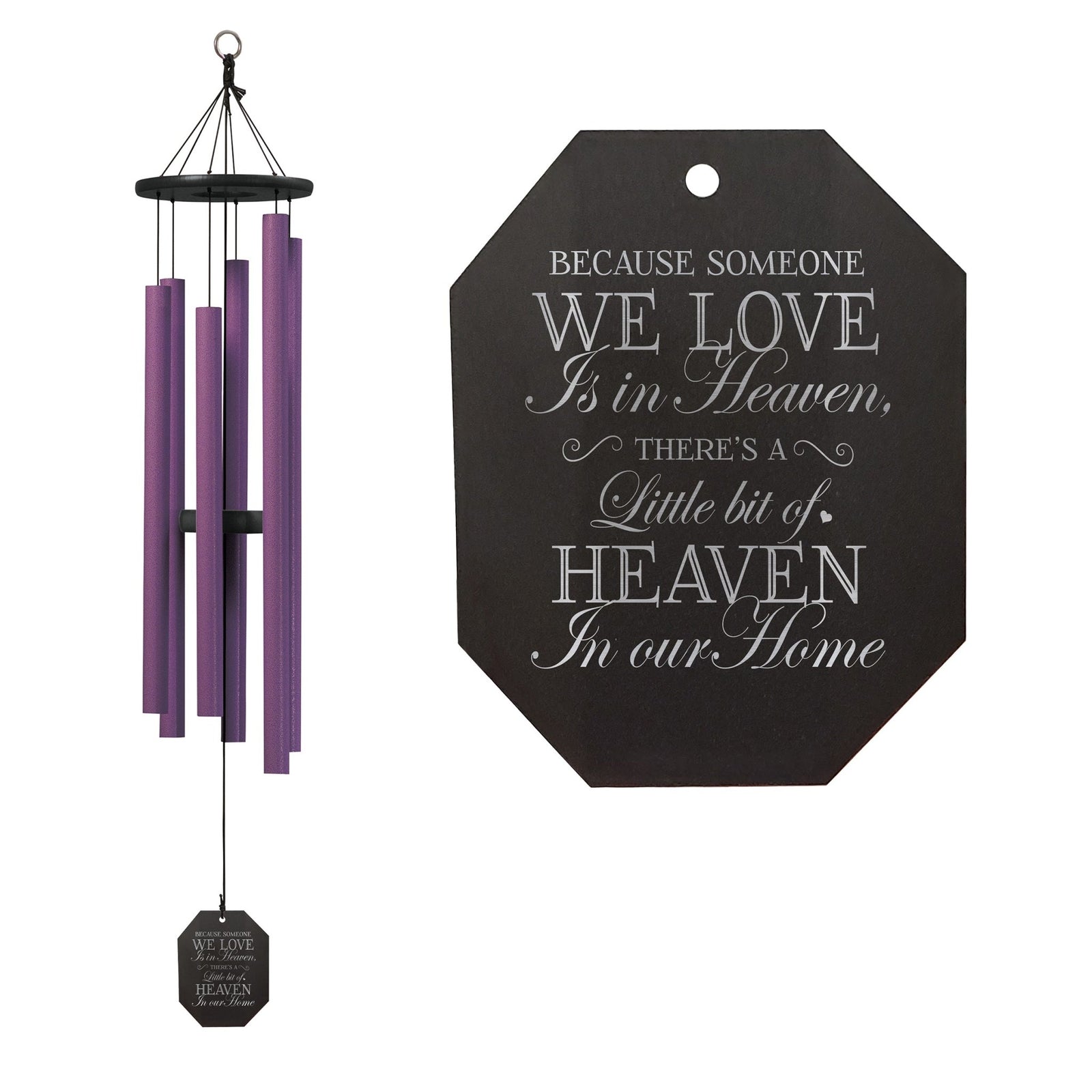 Memorial Sympathy Wind Chimes| Evening Primrose 43" | Family Home Decor - LifeSong Milestones