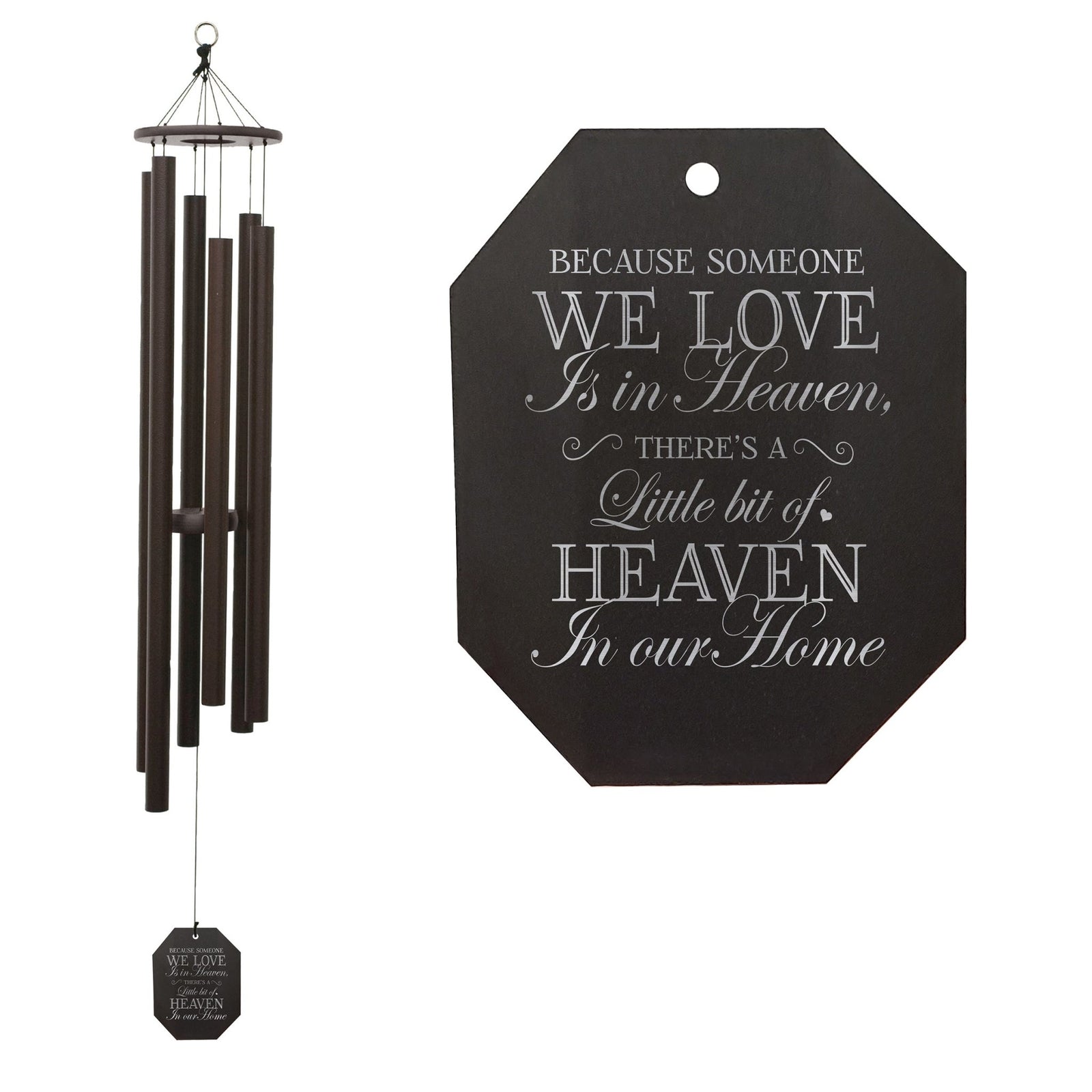 Memorial Sympathy Wind Chimes| Harmonica 53" | Family Home Decor - LifeSong Milestones