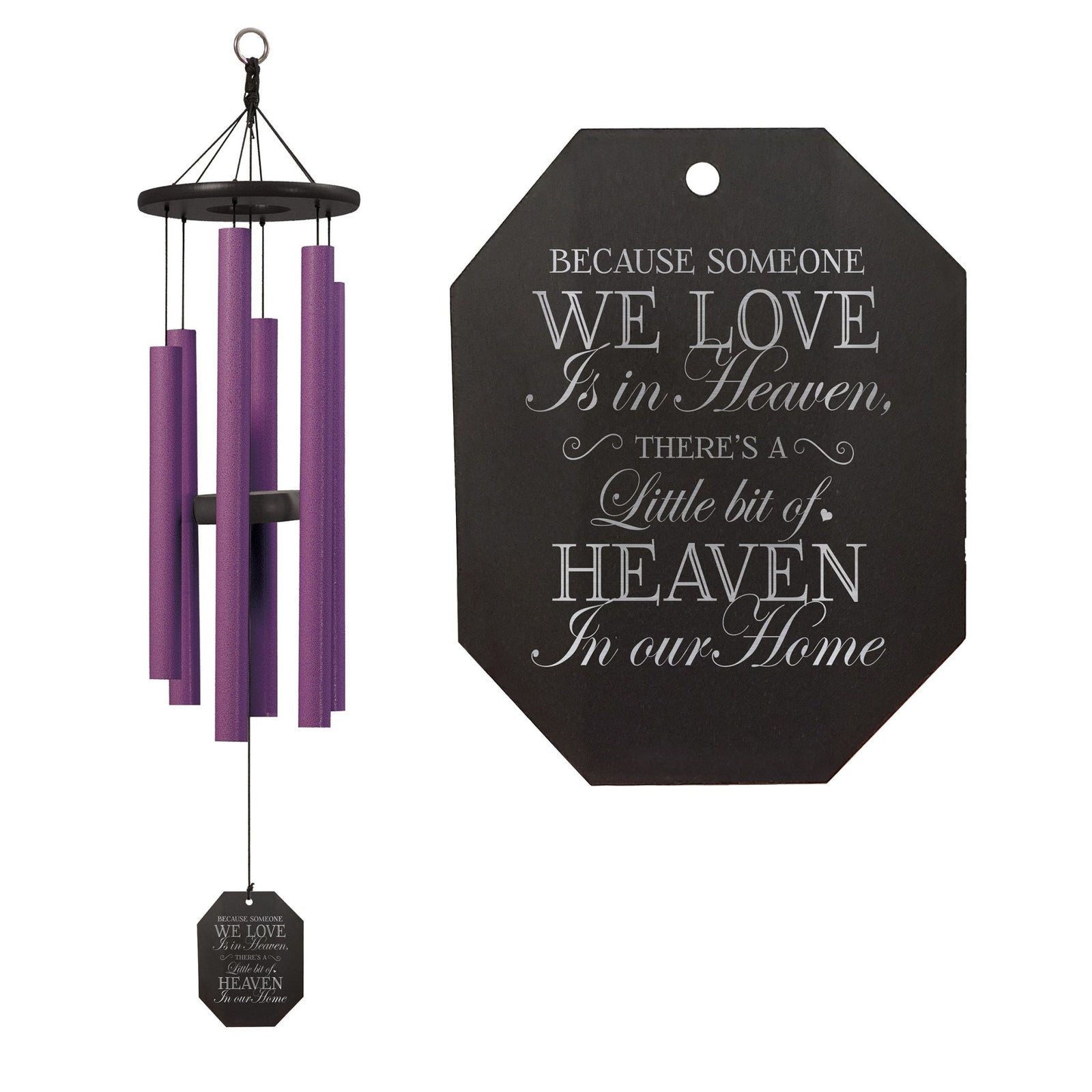 Memorial Sympathy Wind Chimes| Morning Glory 36" | Family Home Decor - LifeSong Milestones