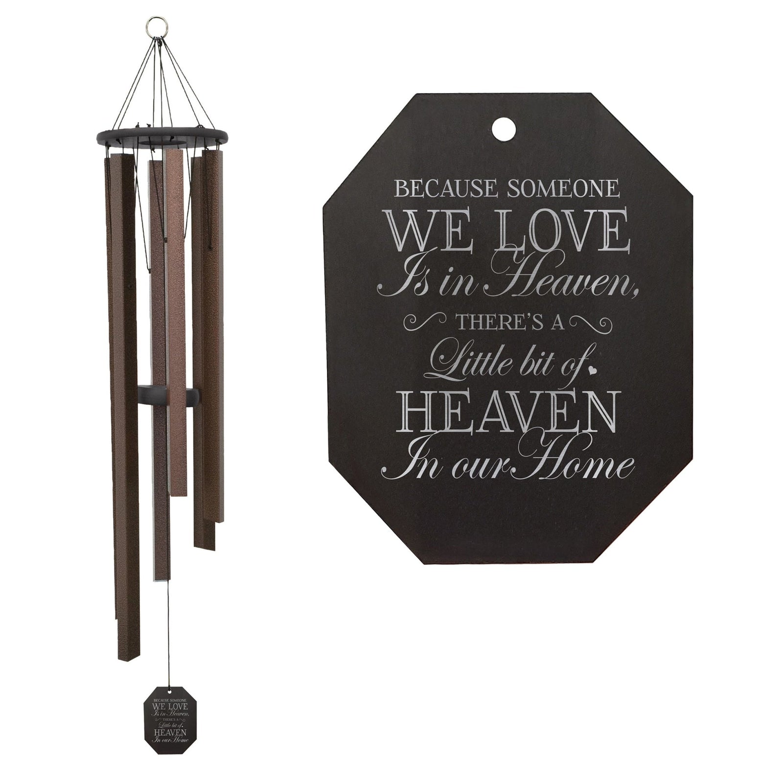 Memorial Sympathy Wind Chimes| Mountain Seranade 48" | Family Home Decor - LifeSong Milestones