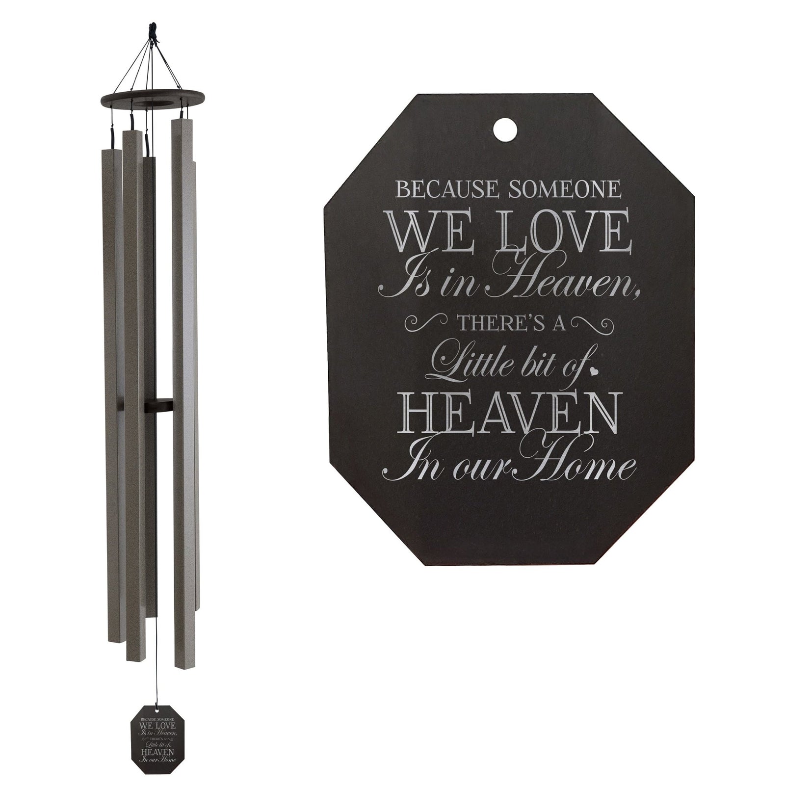 Memorial Sympathy Wind Chimes| Sunsetter 73" | Family Home Decor - LifeSong Milestones