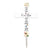 Personalized Garden Stake Cross Cemetery Decoration LED Light Memorial Remembrance - LifeSong Milestones