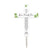 Personalized Garden Stake Cross Cemetery Decoration LED Light Memorial Remembrance - LifeSong Milestones