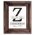 Personalized Monogram Framed Signs 12x14 - Z - LifeSong Milestones