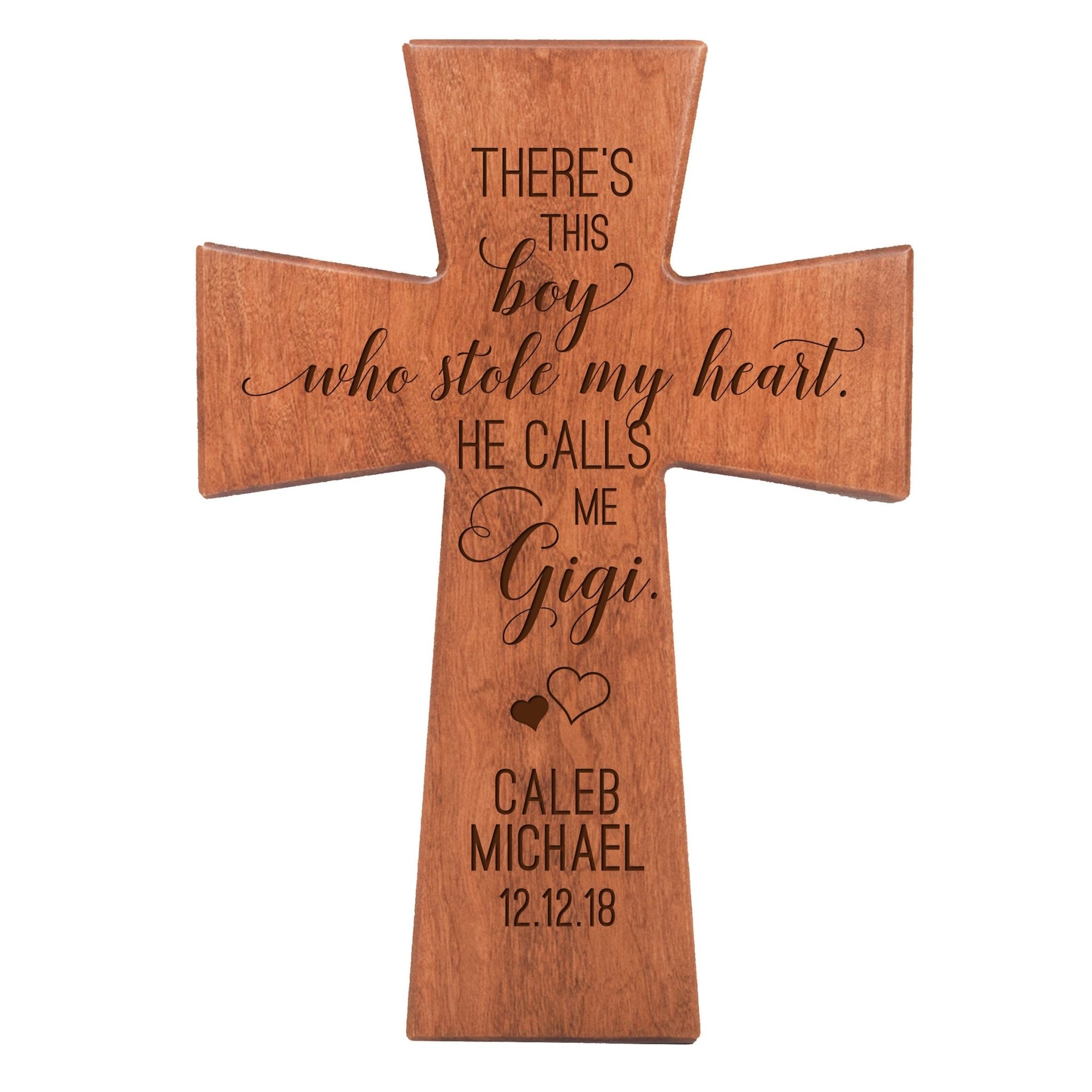 Personalized Mother’s Day Gift There’s This Boy - 12x17 Crosses Gigi - LifeSong Milestones