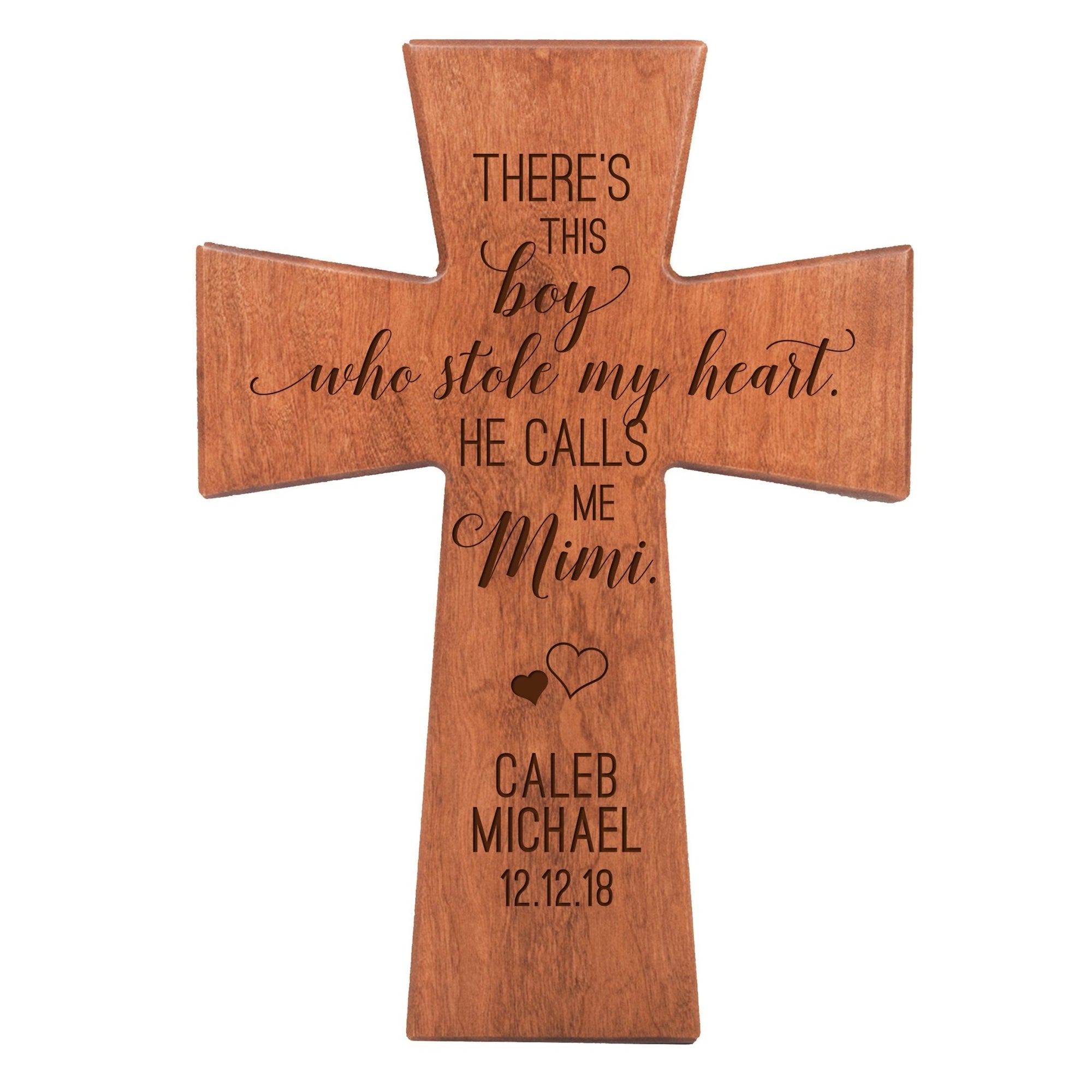 Personalized Mother’s Day Gift There’s This Boy - 12x17 Crosses Mimi - LifeSong Milestones