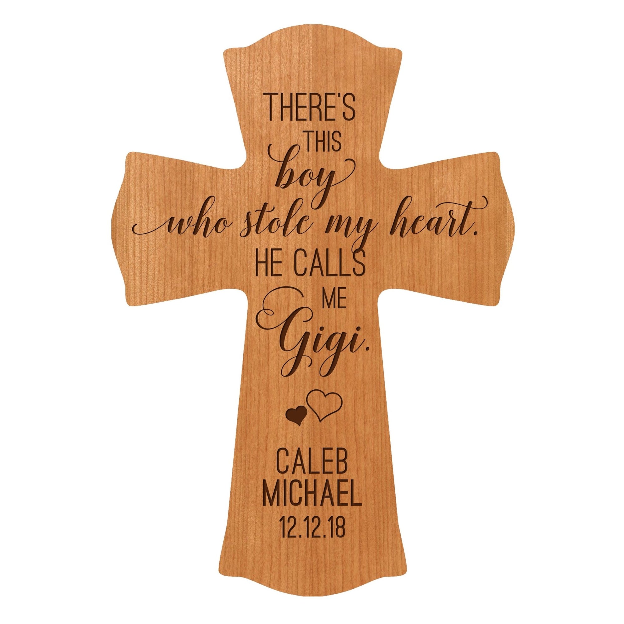 Personalized Mother’s Day Gift There’s This Boy - 8.5x11 Crosses Gigi - LifeSong Milestones