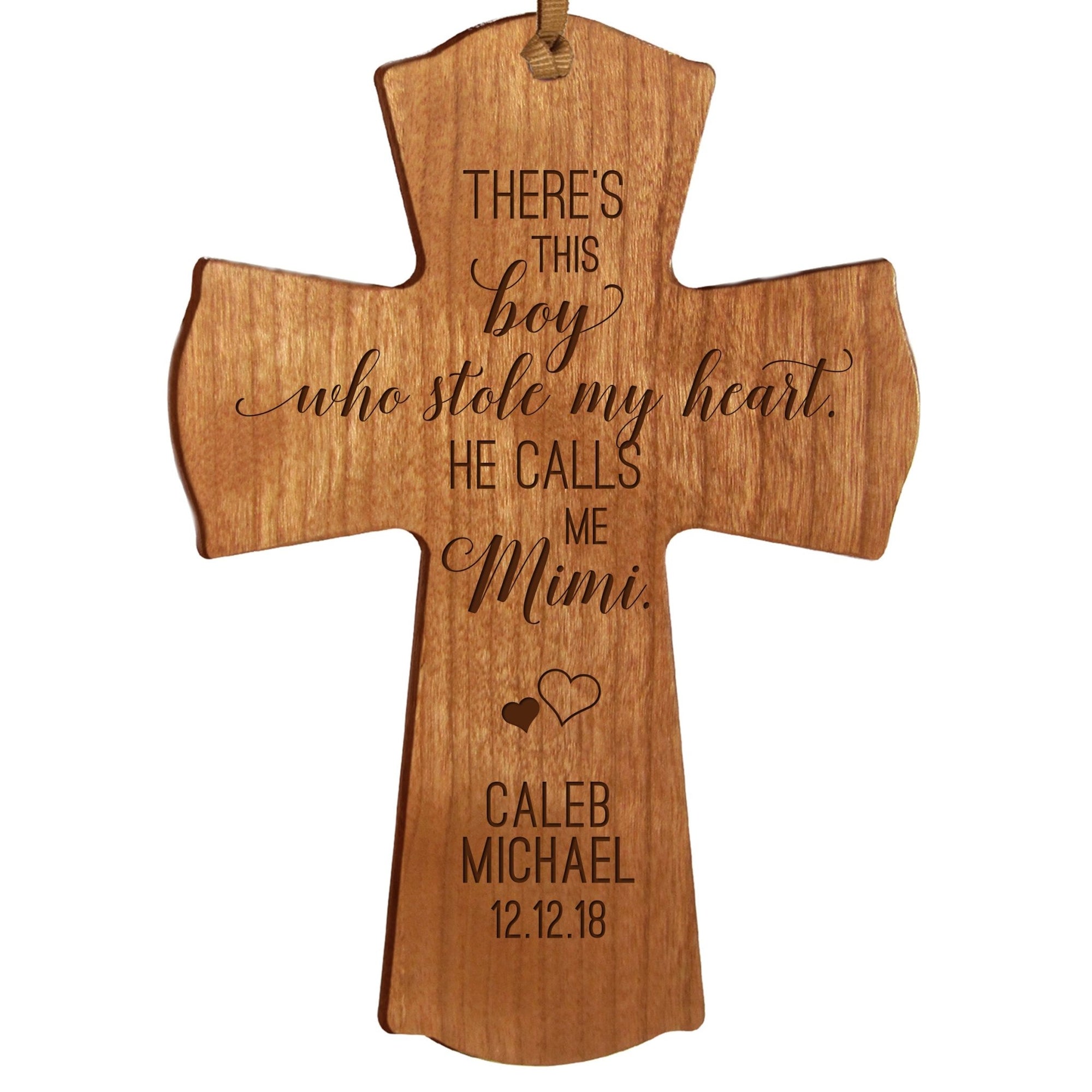 Personalized Mother’s Day Gift There’s This Boy - Mini Crosses Mimi - LifeSong Milestones