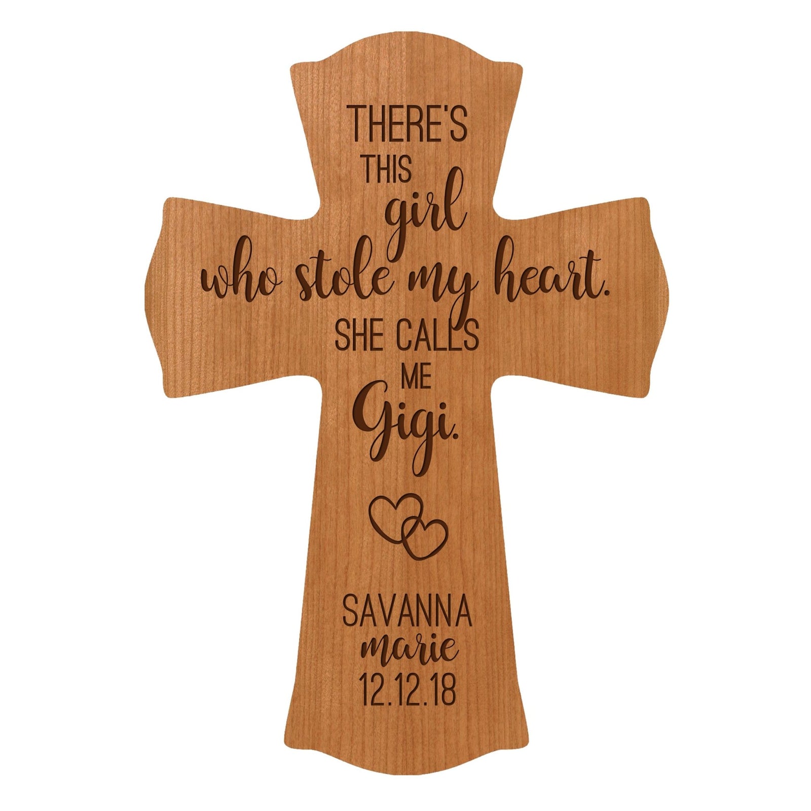 Personalized Mother’s Day Gigi There’s This Girl - 8.5x11 Crosses - LifeSong Milestones