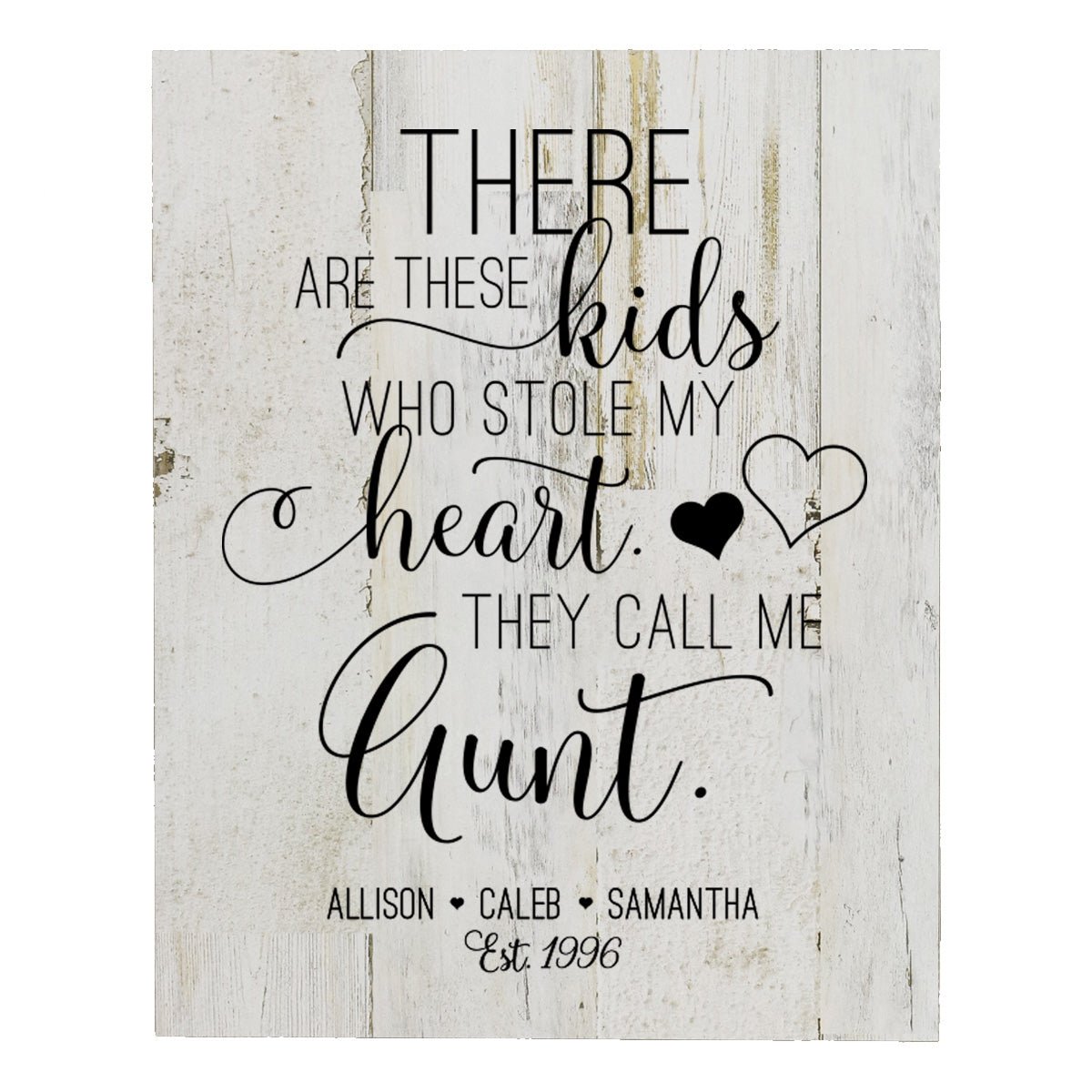 Personalized Mother's Day Wall Plaque - Stole My Heart - LifeSong Milestones