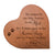 Personalized Small Heart Cremation Urn Keepsake For Pet Ashes - The Rainbow Bridge - LifeSong Milestones