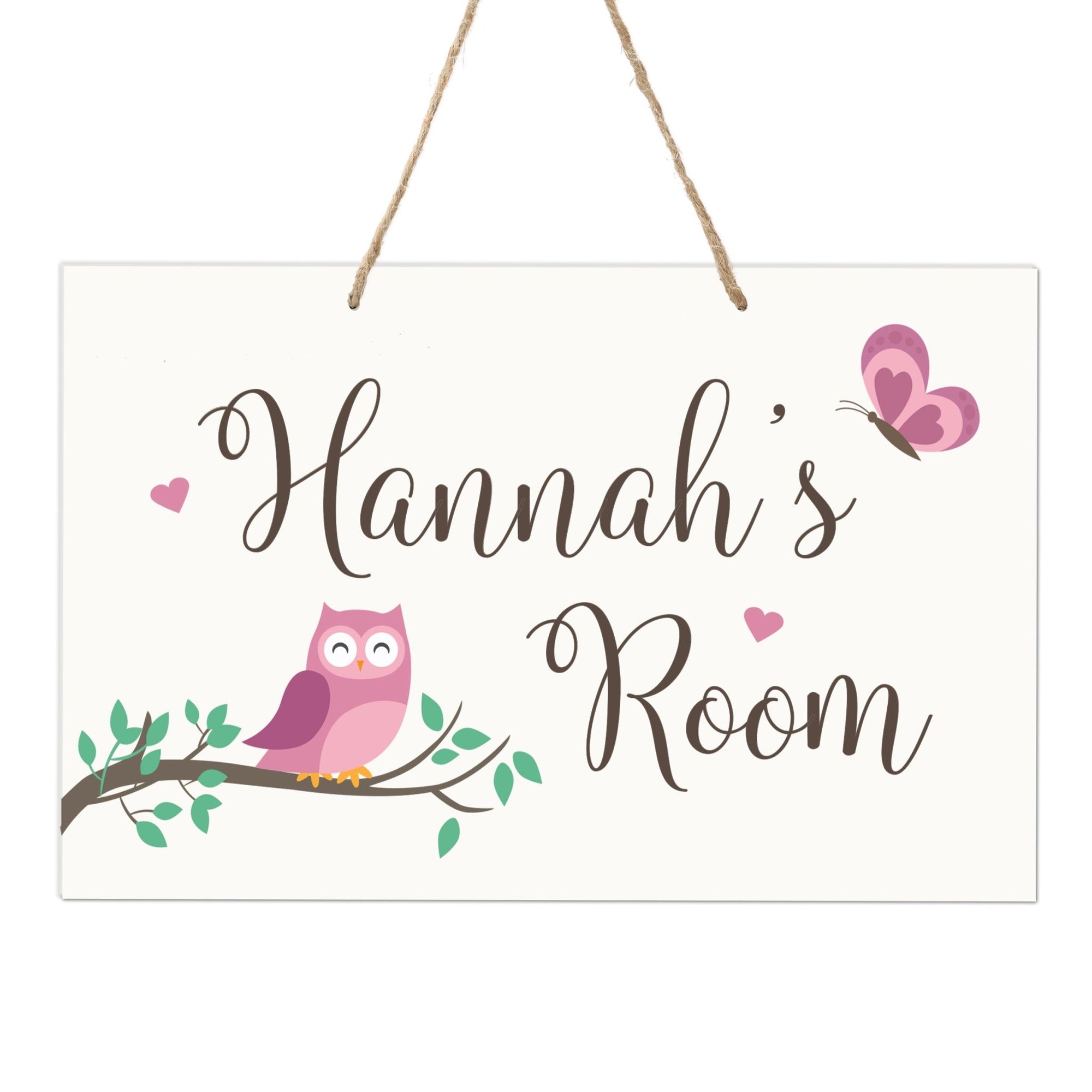 Personalized Wall Decor For Nursery Girls Bedroom Hanging Wall Art - LifeSong Milestones