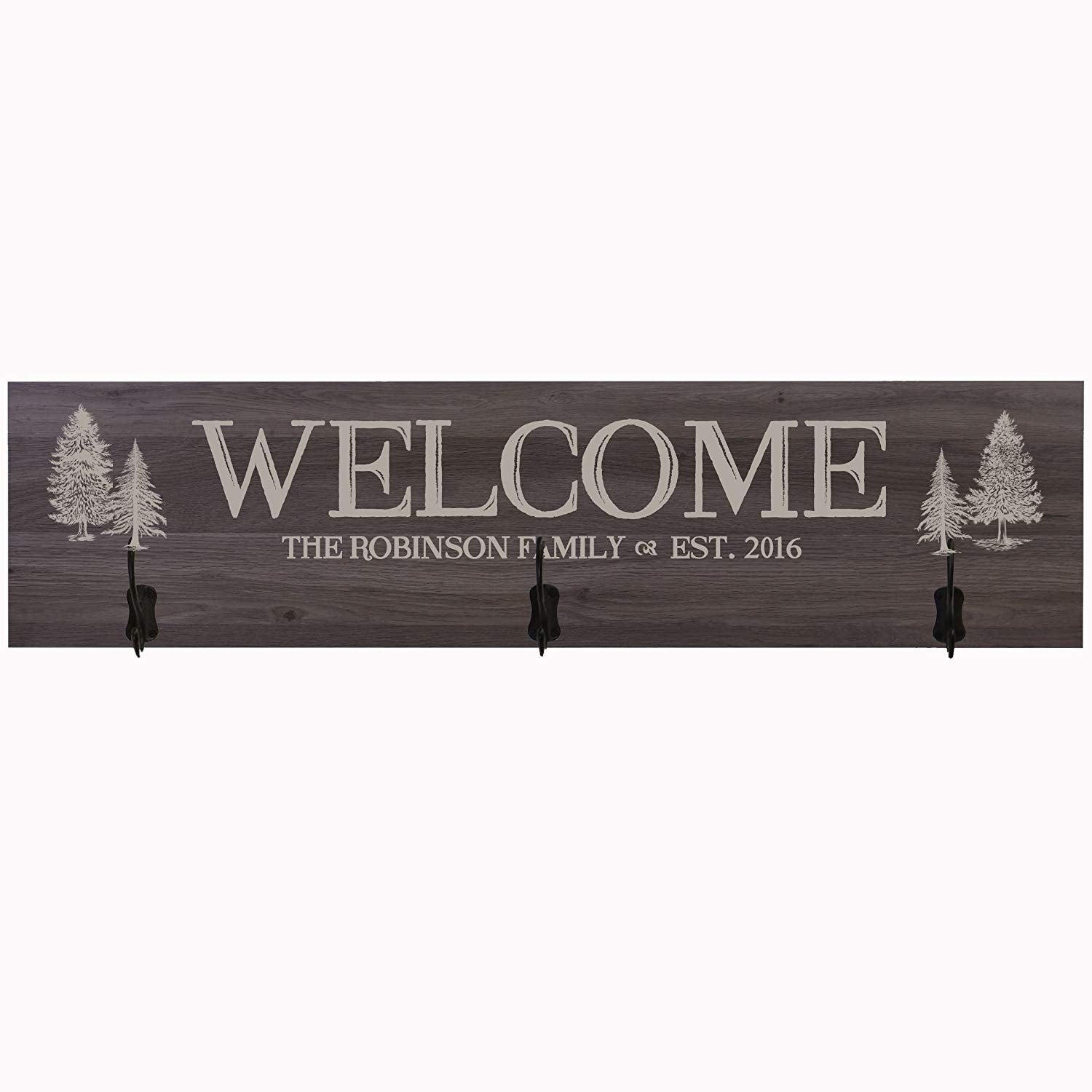 Personalized Welcome Family Established Date Wall Signs - LifeSong Milestones