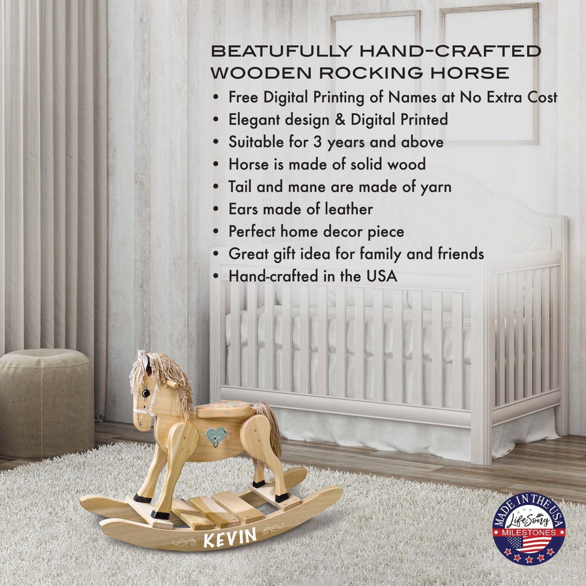 Personalized baby rocking horse online