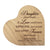 Personalized Wooden Memorial Heart Shaped Tabletop Sign - If Love Could Have Saved You - LifeSong Milestones