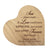 Personalized Wooden Memorial Heart Shaped Tabletop Sign - If Love Could Have Saved You - LifeSong Milestones