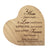 Personalized Wooden Memorial Heart Shaped Tabletop Sign - If Love Could Have Saved You - LifeSong Milestones