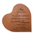 Personalized Wooden Memorial Heart Shaped Tabletop Sign - If Love Could Have Saved You - LifeSong Milestones