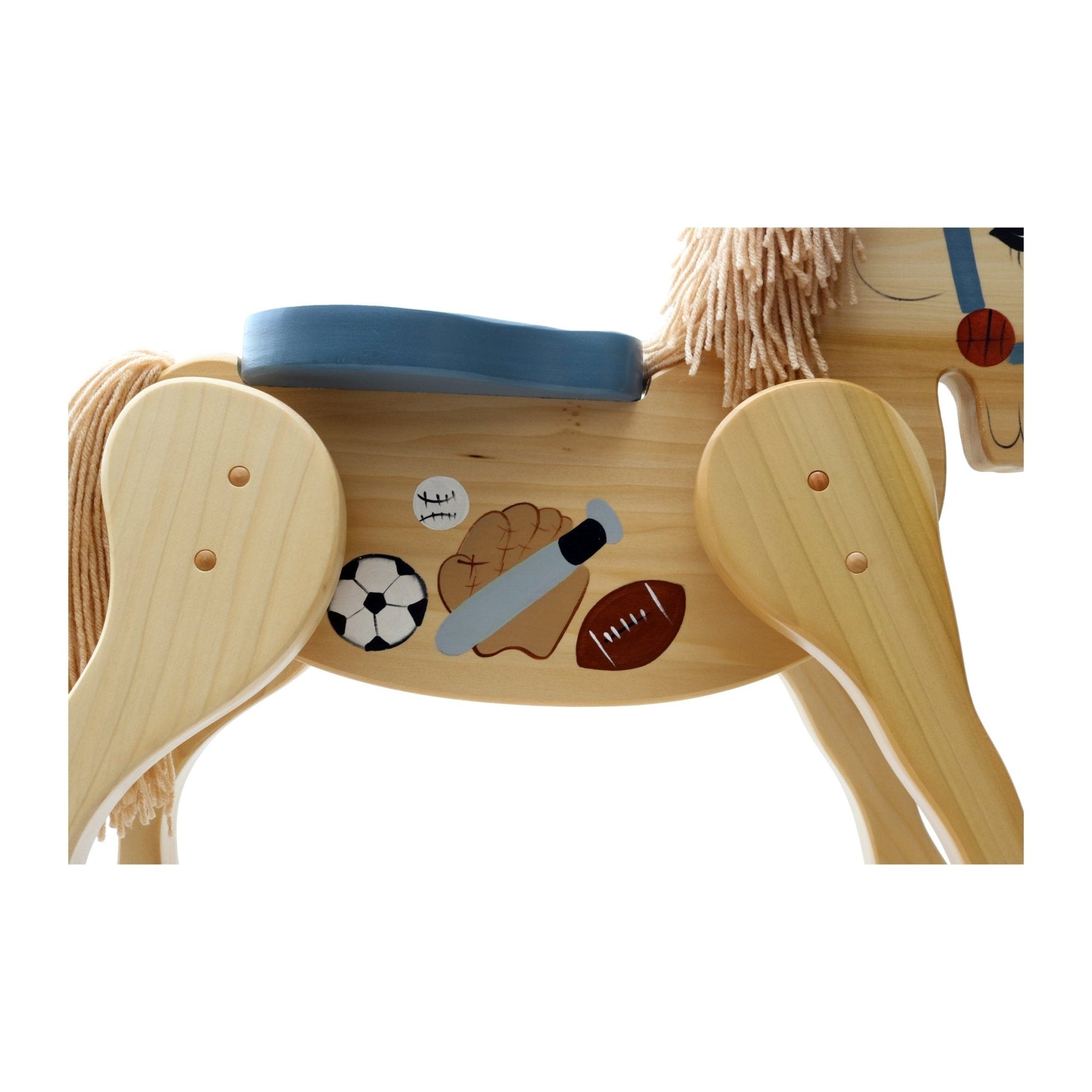 Personalized Wooden Rocking Horse For Boys And Girls - LifeSong Milestones