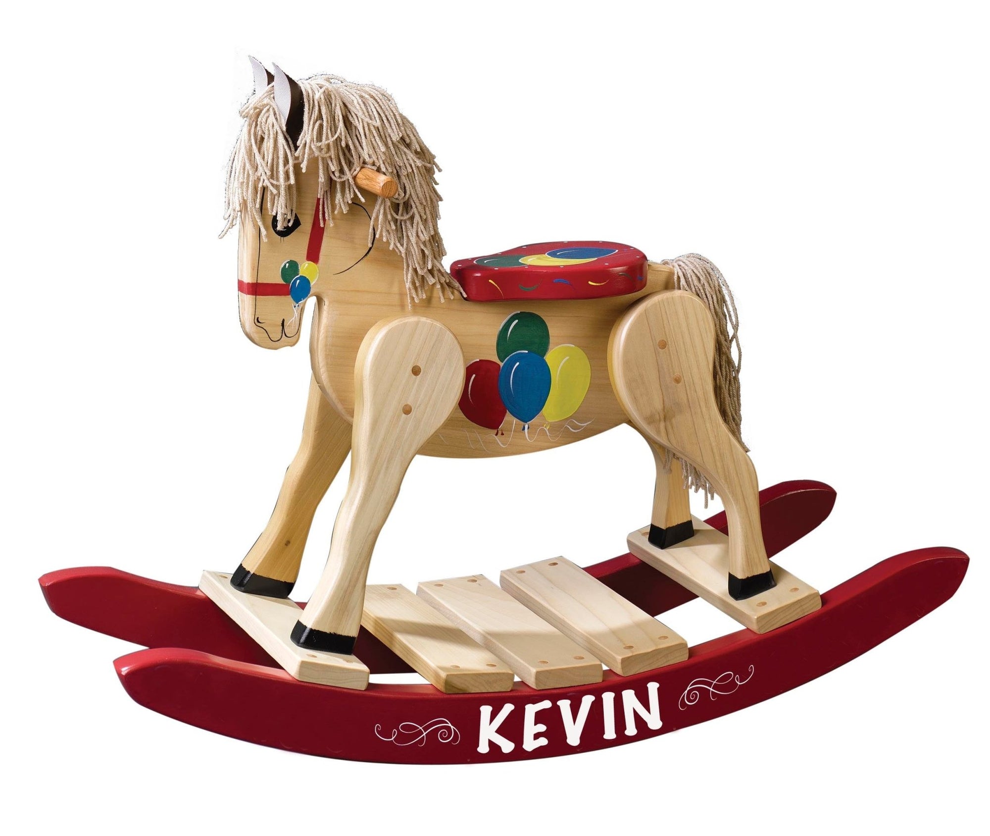 Personalized Wooden Rocking Horse for Toddler Boys Girls Amish Made R LifeSong Milestones