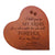 Pet Memorial Heart Block Décor - I Held You In My Arms - LifeSong Milestones