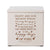 Pet Memorial Keepsake Cremation Urn Box for Dog or Cat - Heavy Are Our Hearts Today - LifeSong Milestones