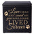 Pet Memorial Keepsake Cremation Urn Box for Dog or Cat - If Love Could Have Saved You - LifeSong Milestones