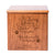 Custom Engraved Funeral Wooden Pet Urns for Dog