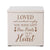 Pet Memorial Keepsake Cremation Urn Box for Dog or Cat - Loved and Remembered Everyday - LifeSong Milestones