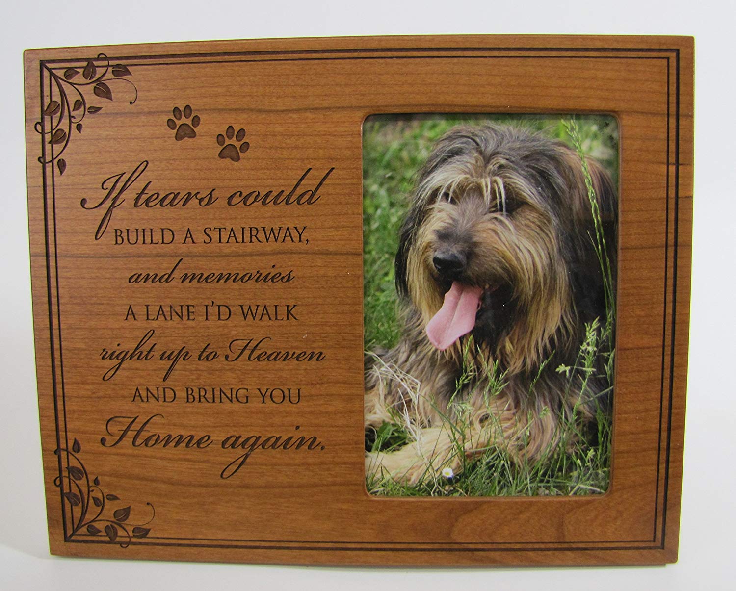 Pet Memorial Photo Frame - If Tears Could Build - LifeSong Milestones