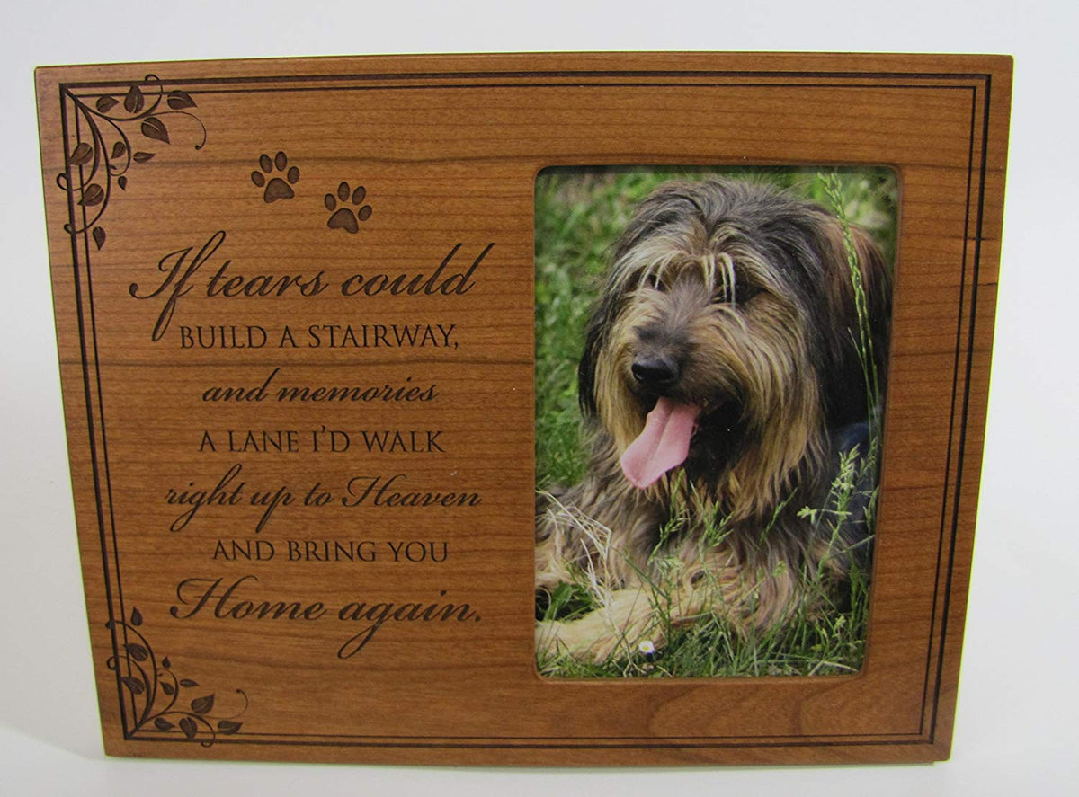 Pet Memorial Photo Frame - If Tears Could Build - LifeSong Milestones