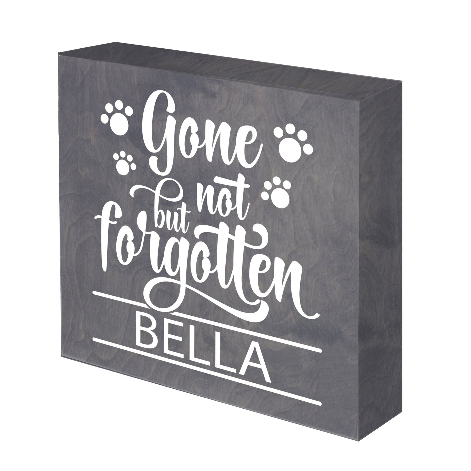 Pet Memorial Shadow Box Décor - Gone But Not Forgotten - LifeSong Milestones