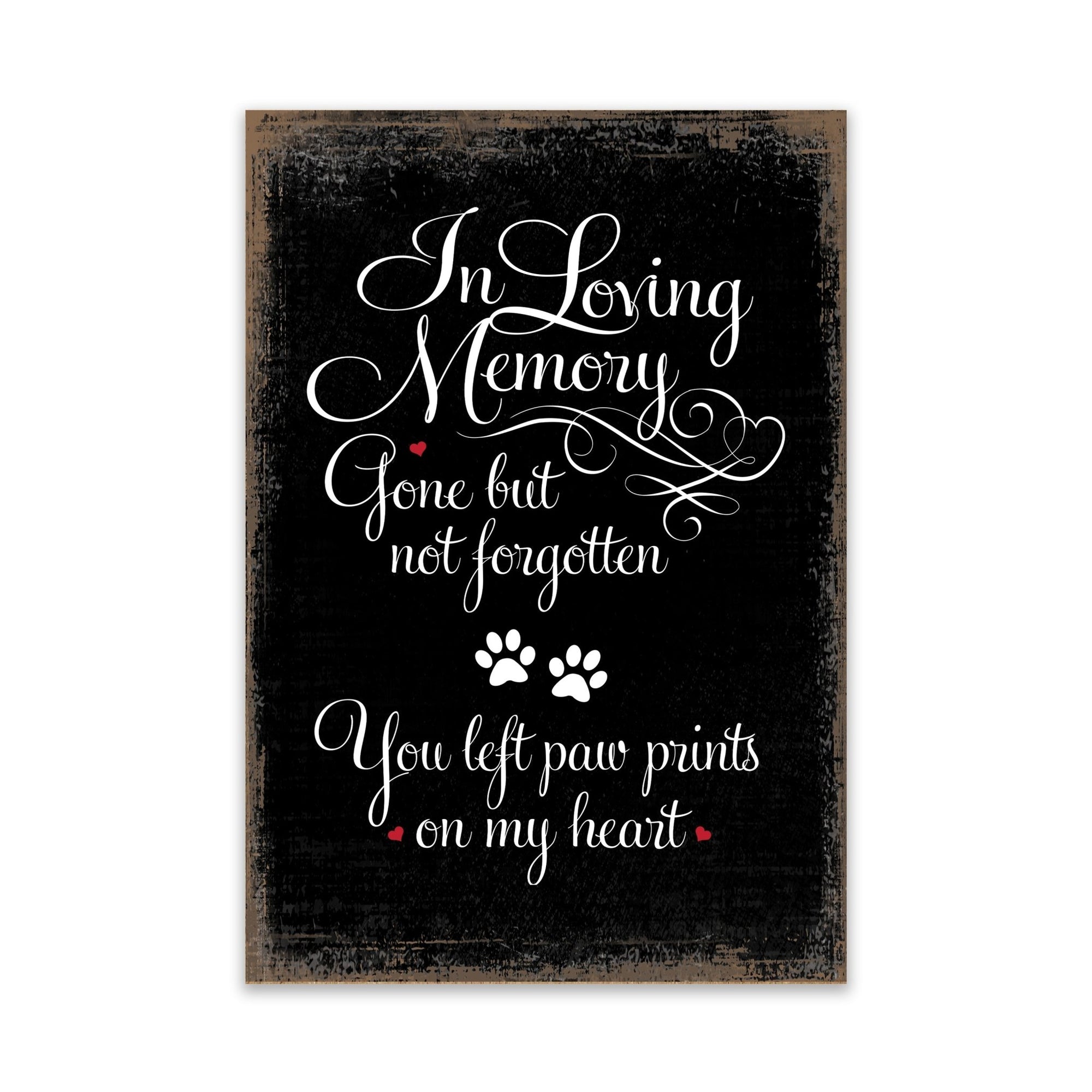 Pet Memorial shelf decor Plaque Décor - In Loving Memory - LifeSong Milestones