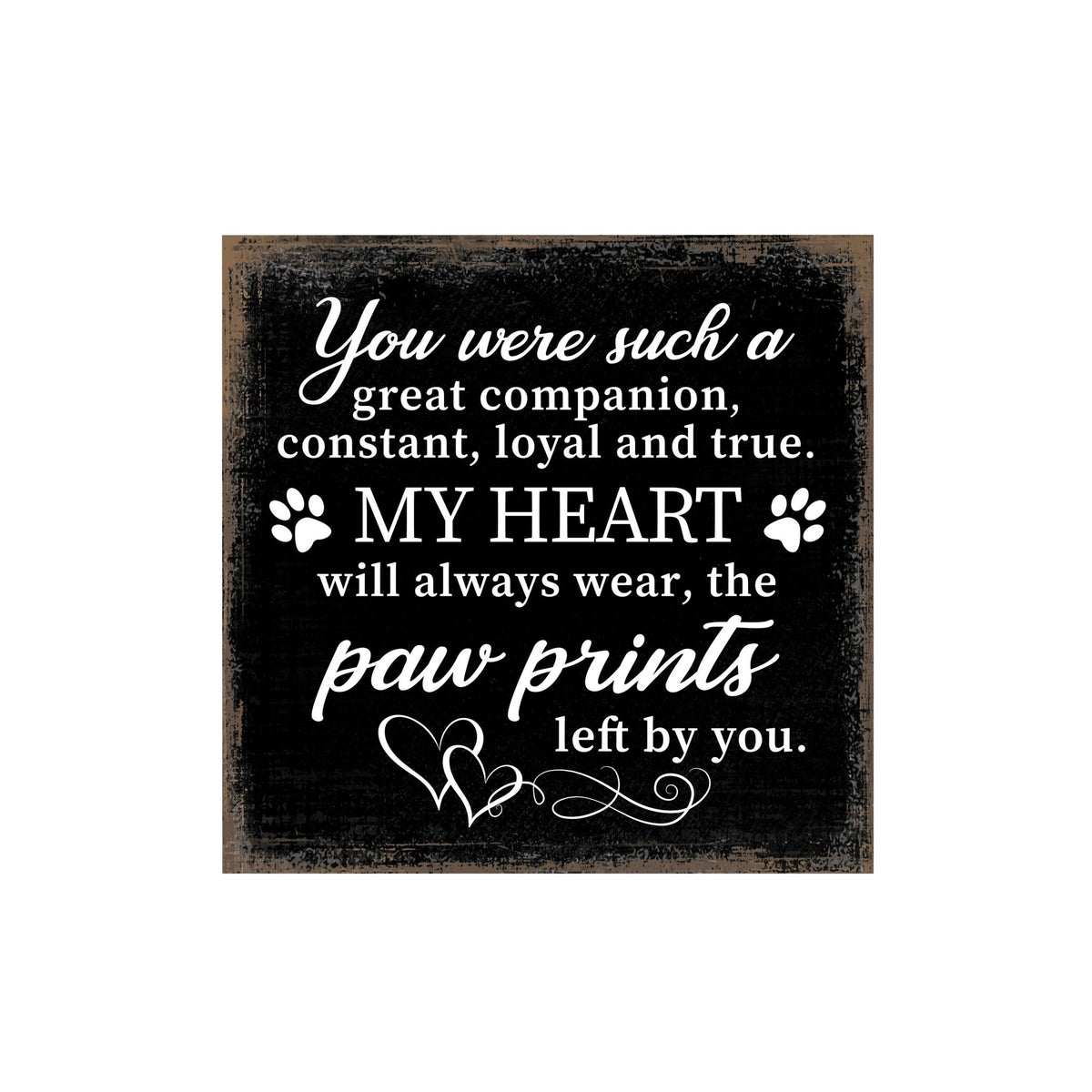 Pet Memorial shelf decor Plaque Décor - You Were Such A Great Companion - LifeSong Milestones