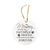 Pet Memorial White Ceramic Ornament - The Memory of You - LifeSong Milestones