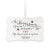 Pet Memorial White Scallop Ornament - In Loving Memory - LifeSong Milestones