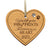 Pet Memorial Wooden Heart Ornament - You Left Your Paw Prints - LifeSong Milestones
