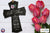 Printed Family Inspirational Crosses 8.5x11 - Be Strong Flower - LifeSong Milestones