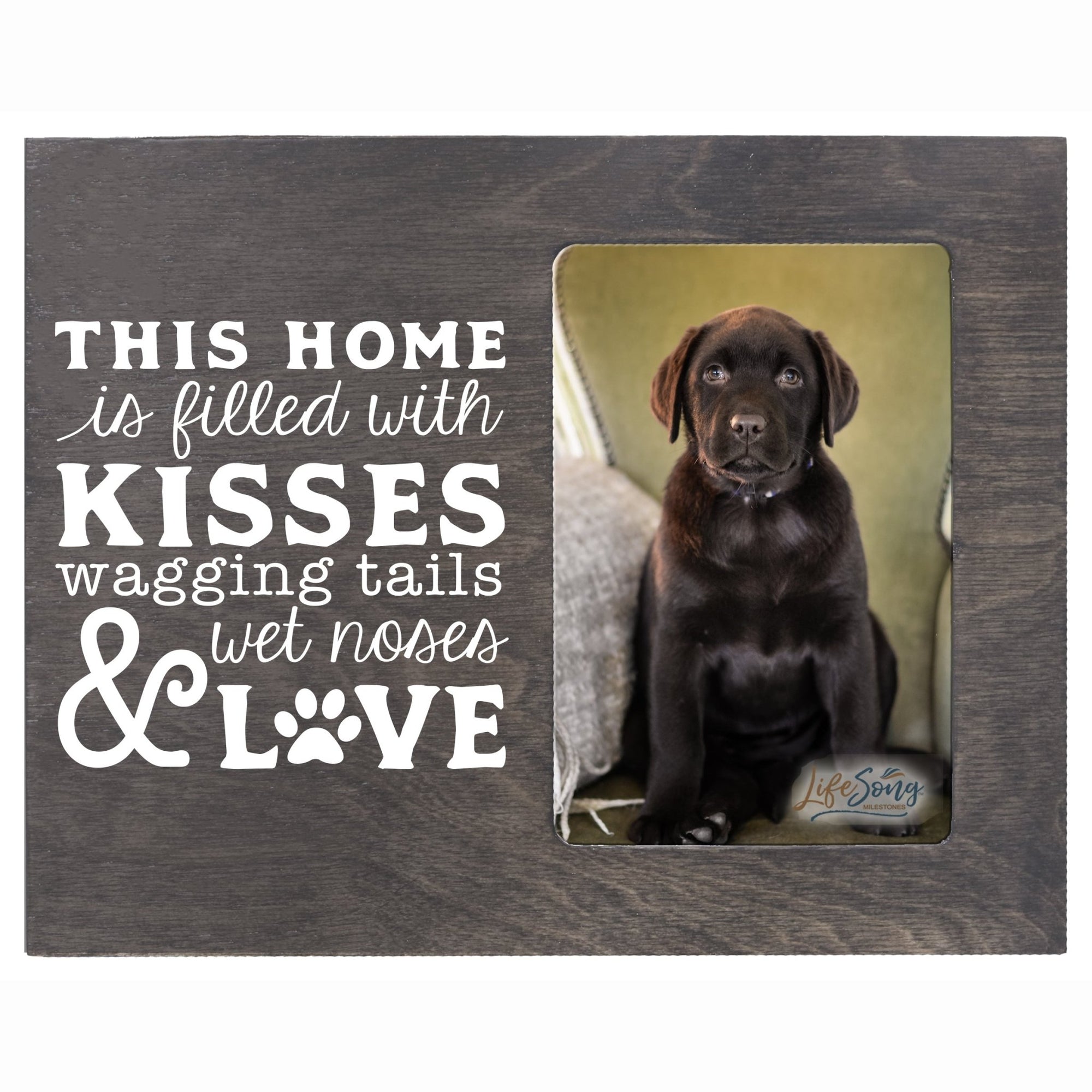 Printed Labrador Retriever Photo Frames - This Home is Filled - LifeSong Milestones