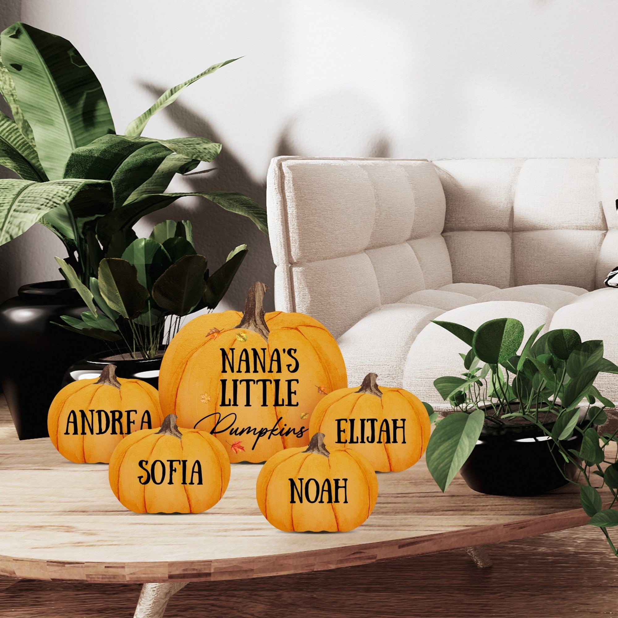 Pumpkin shelf decor Decorative Home Décor - Nana's Little Pumpkins Set - LifeSong Milestones