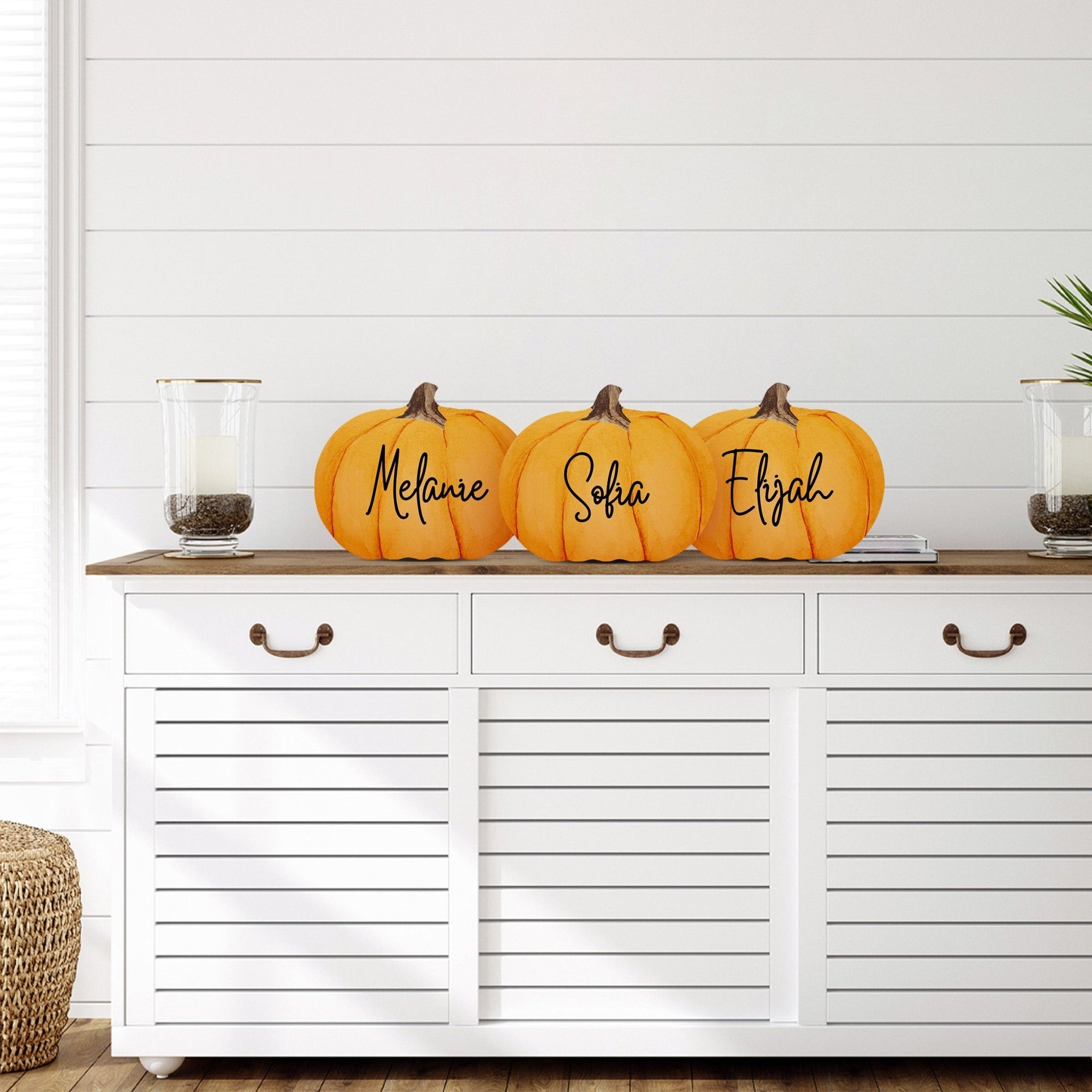 Pumpkin shelf decor Decorative Home Décor - Pumpkins Set - LifeSong Milestones