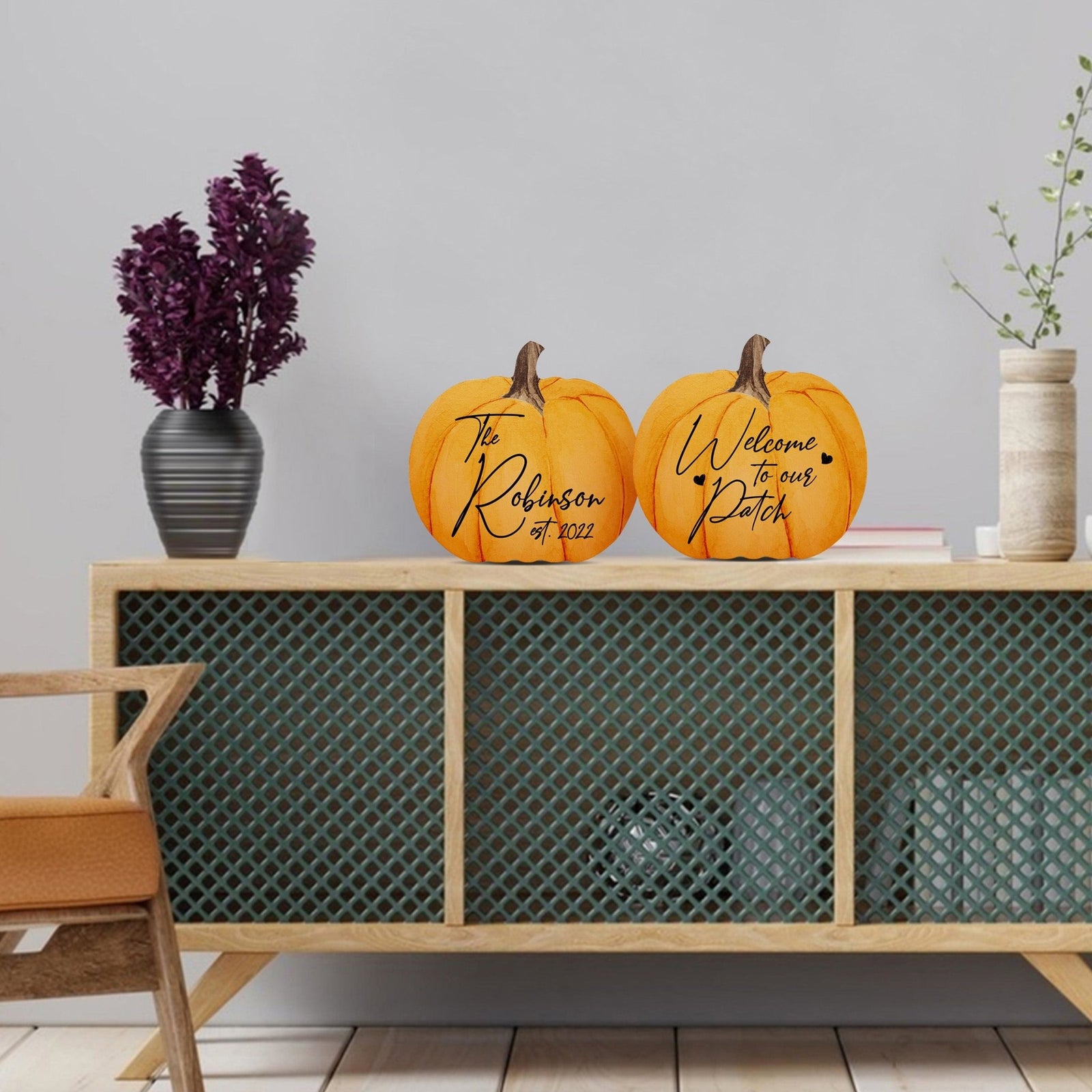 Pumpkin shelf decor Decorative Home Décor - Welcome To Our Patch Set - LifeSong Milestones