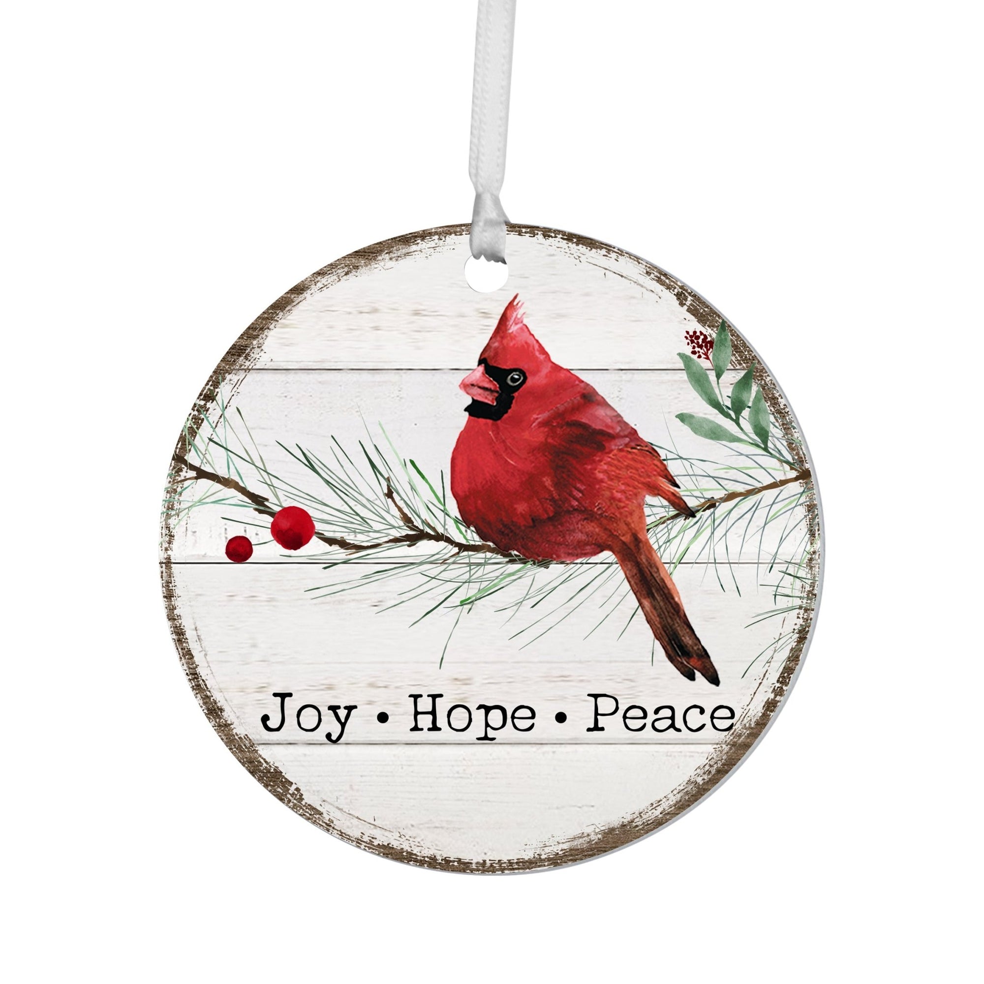 Red Cardinal Christmas Ornaments 3.75 in - LifeSong Milestones